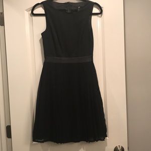 H&M Leather Pleated Dress
